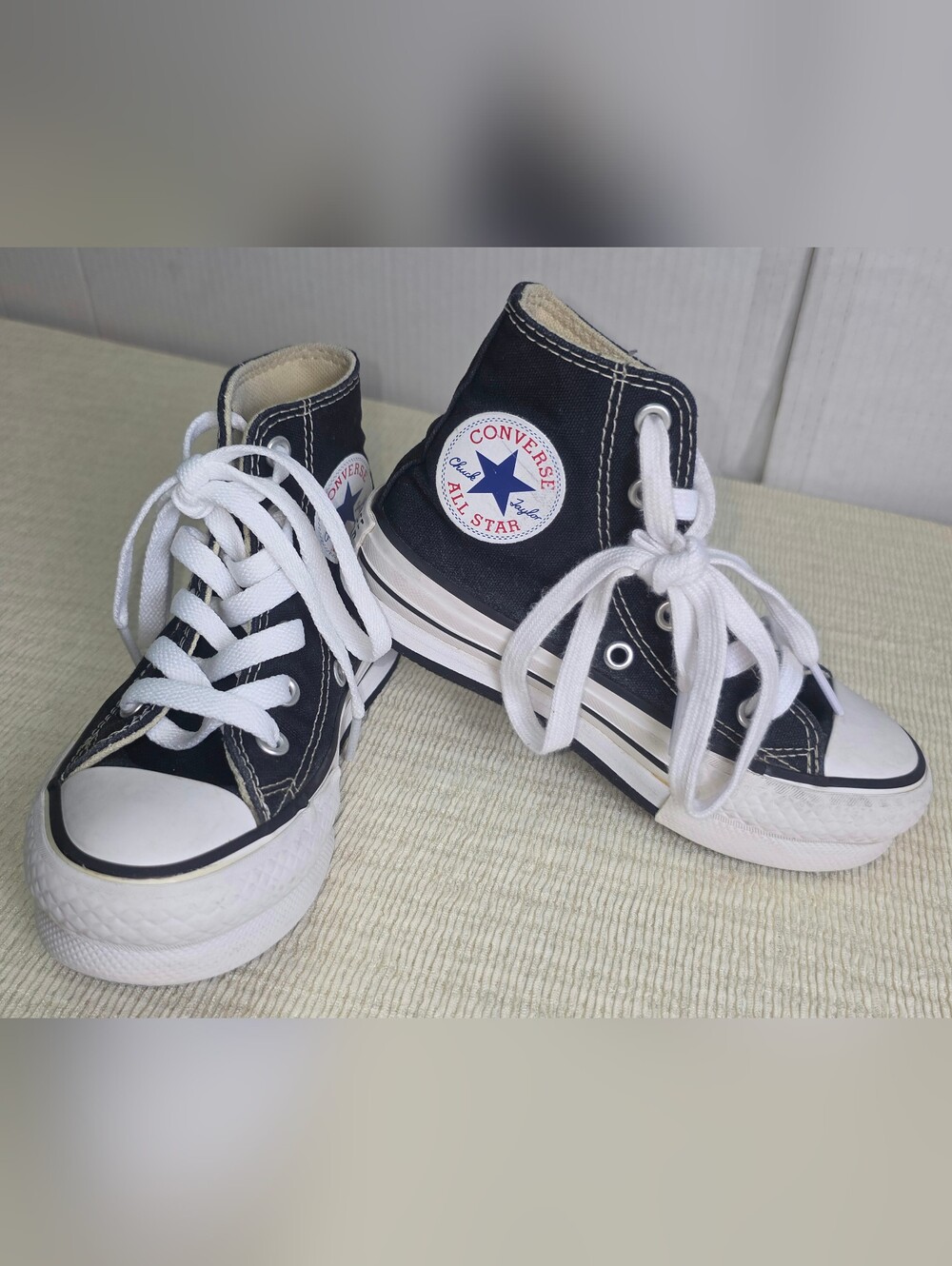 Converse Chuck Taylor All Star Move Platform High Top Youth 11 Black Shoes